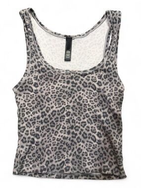 SKIMS Snow Leopard Cotton Rib Tank Top Size Medium M Rare Sold Out⁠